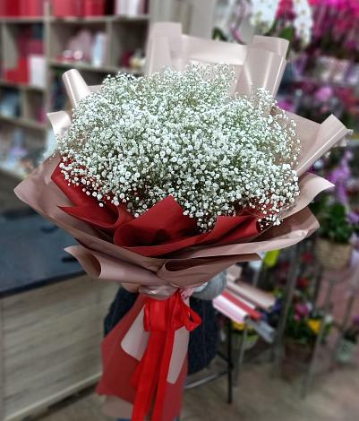 Букет цветов из: Гипсофила в Хилоке