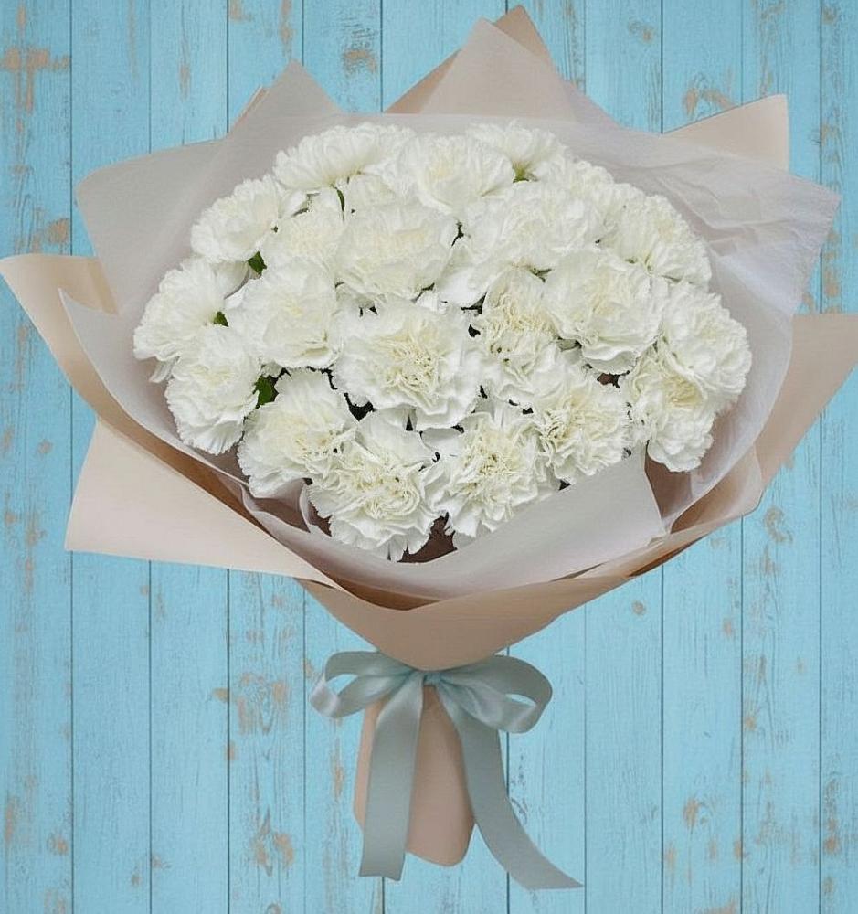 Букет цветов из: Гвоздики в Хилоке