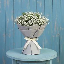 Букет цветов из:  Гипсофила в Хилоке