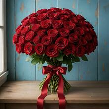 Букет Красные розы Блэк Меджик в Хилоке