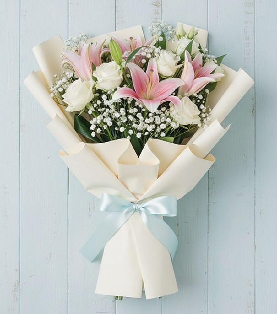 Букет цветов из: Лилии в Хилоке