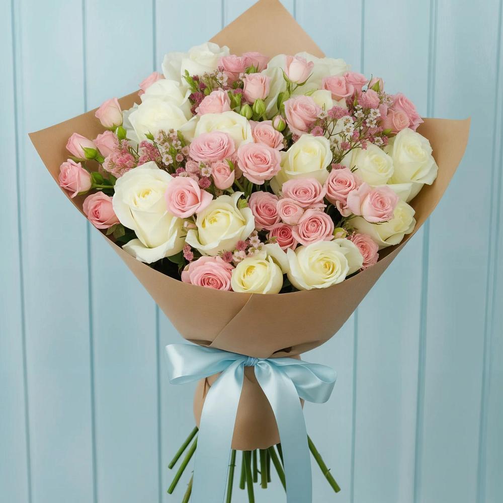 Букет цветов из: Розы в Хилоке