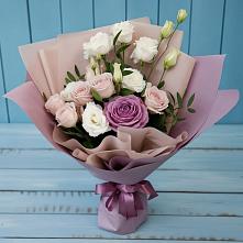 Букет цветов из:  Розы и Лизиантусы #REPLACE_PRED# Хилоке