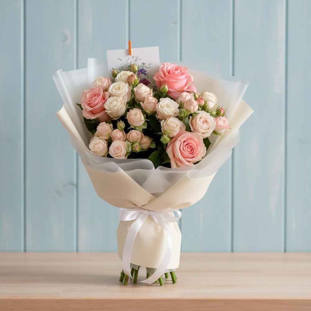 Букет цветов из: Розы в Хилоке