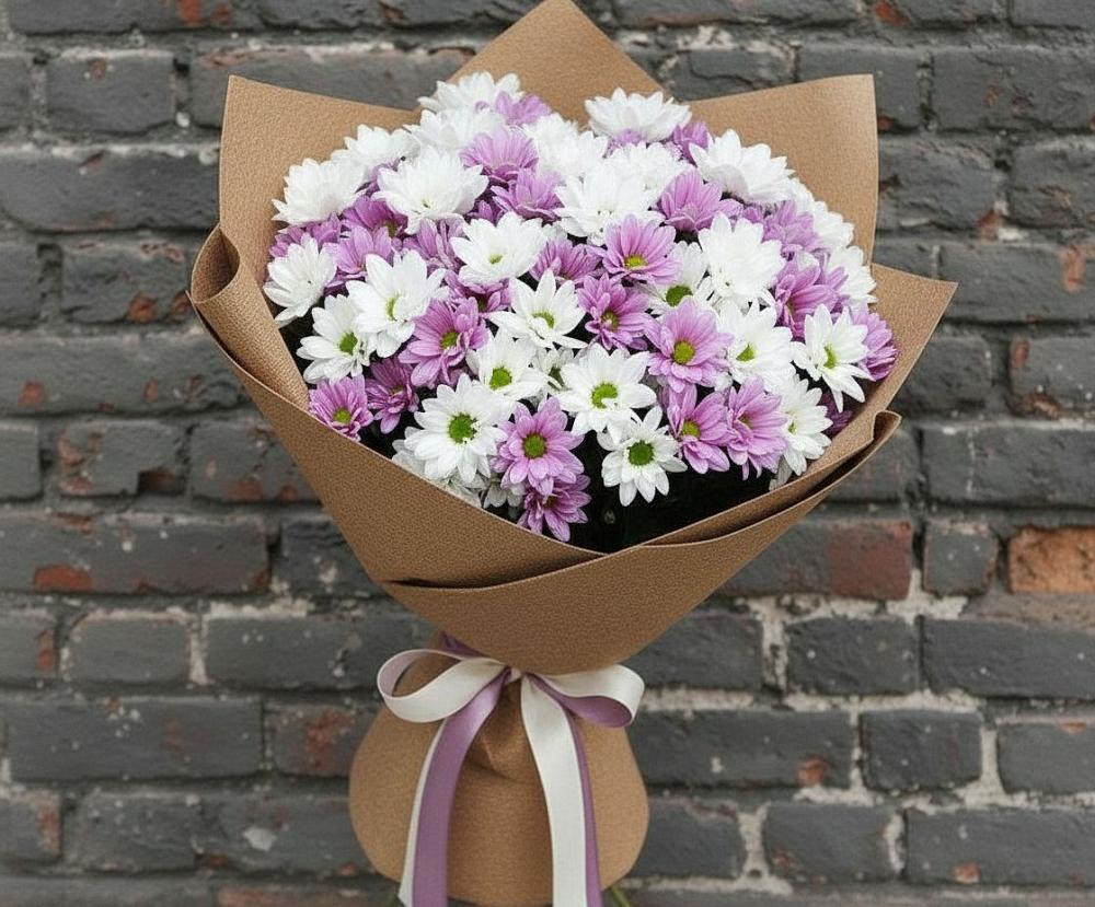 Букет цветов из: Хризантемы в Хилоке