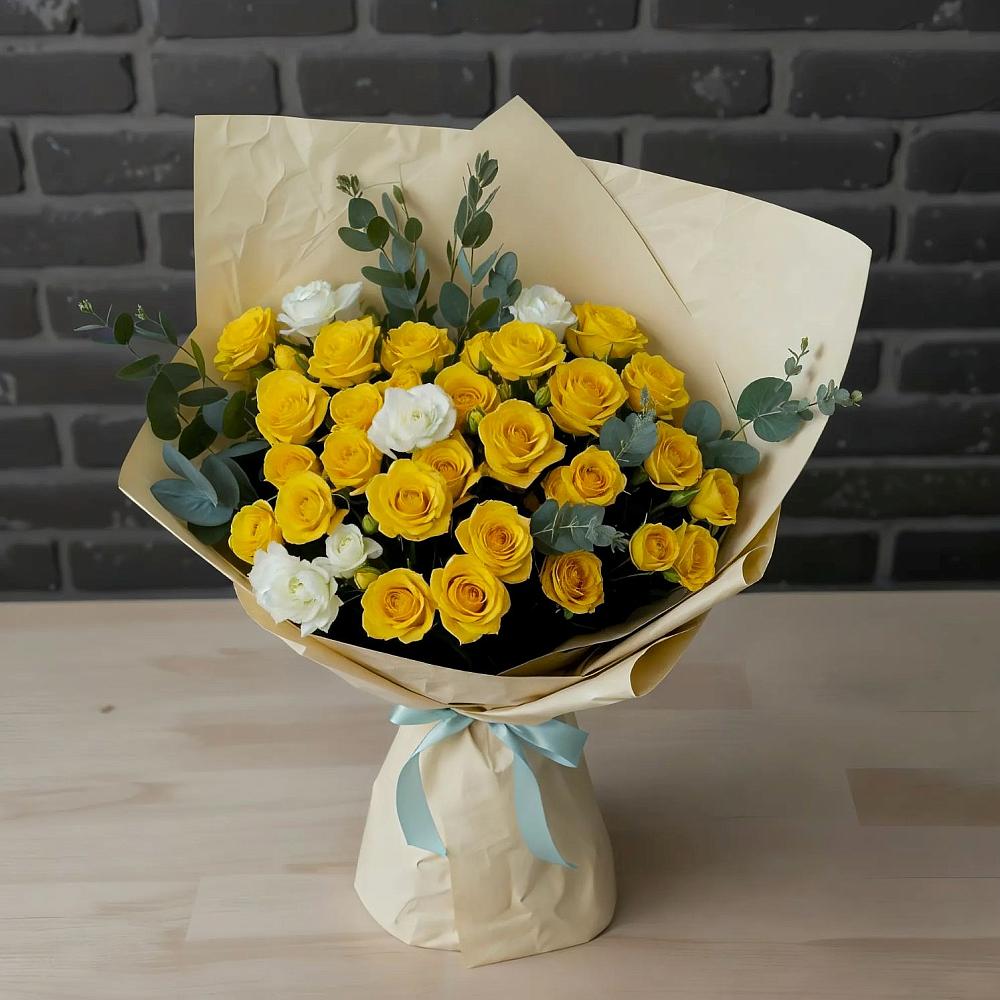 Букет цветов из: Розы в Хилоке