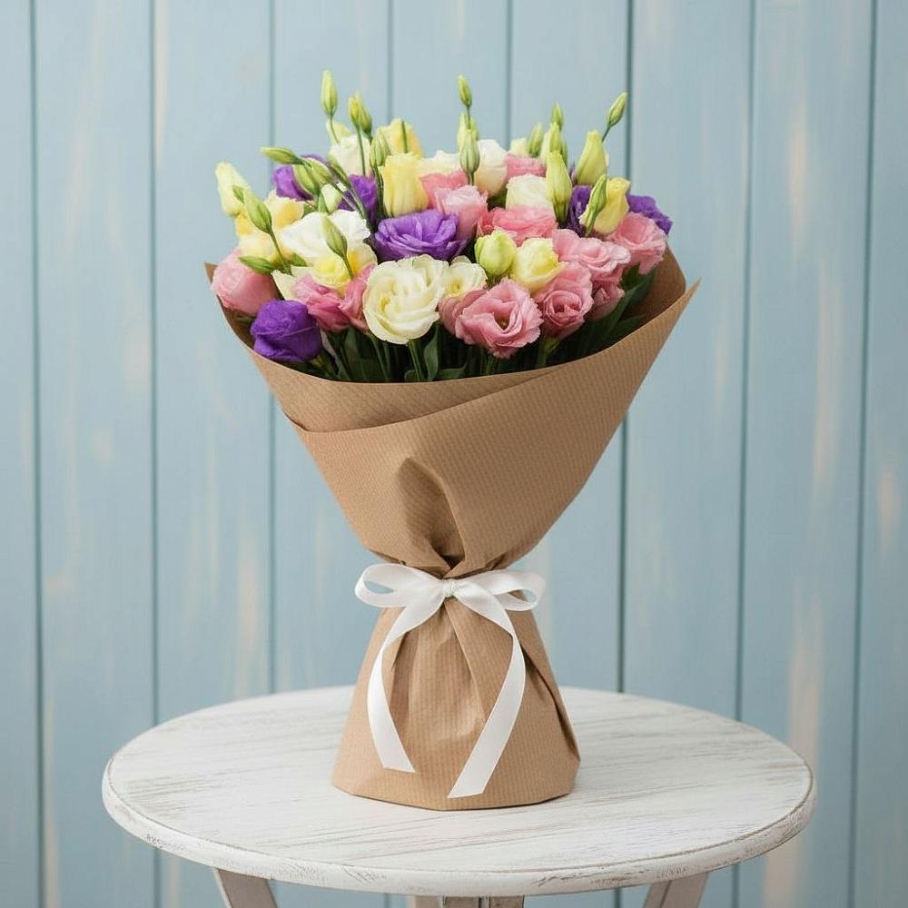 Букет цветов из: Лизиантусы в Хилоке