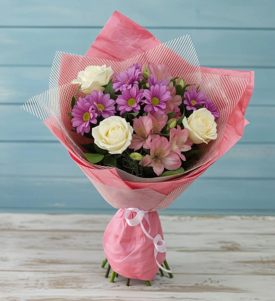 Букет цветов из: Герберы в Хилоке